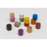 Token ottagonale piccolo Marrone 10x10mm