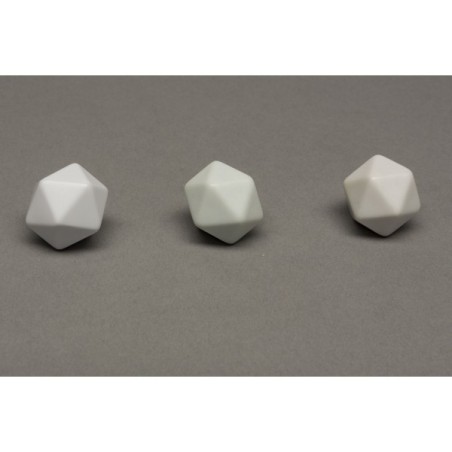 Dado a 20 facce senza numeri (bianco)