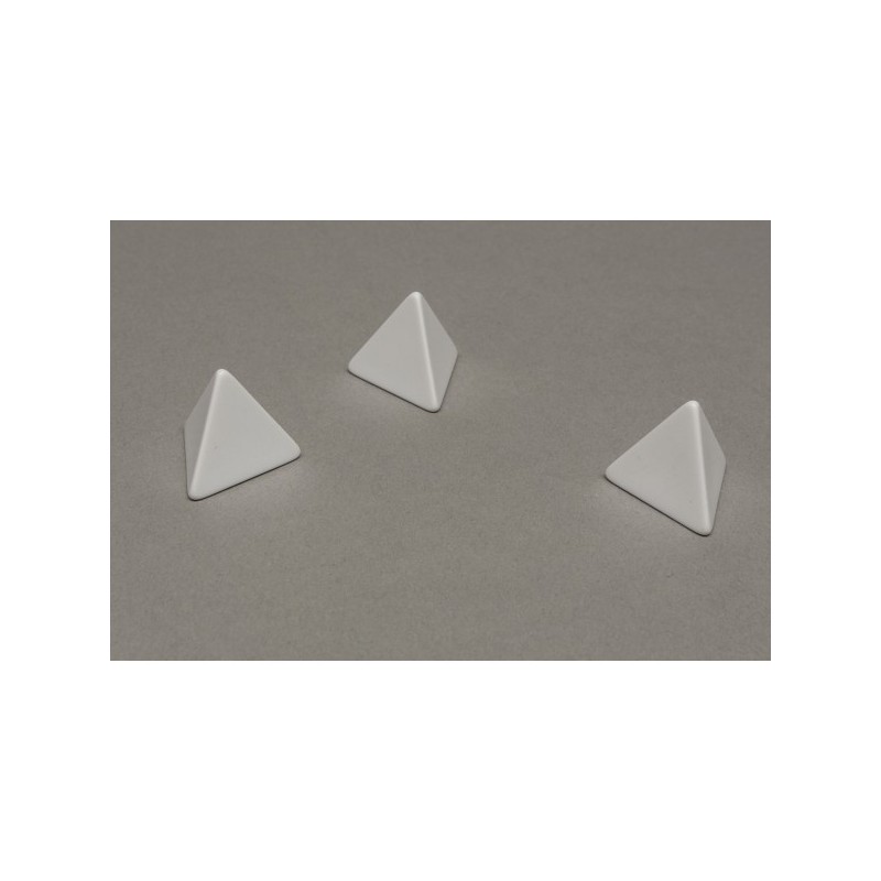 Dado a 4 facce senza numeri (bianco) - accessorio per giochi
