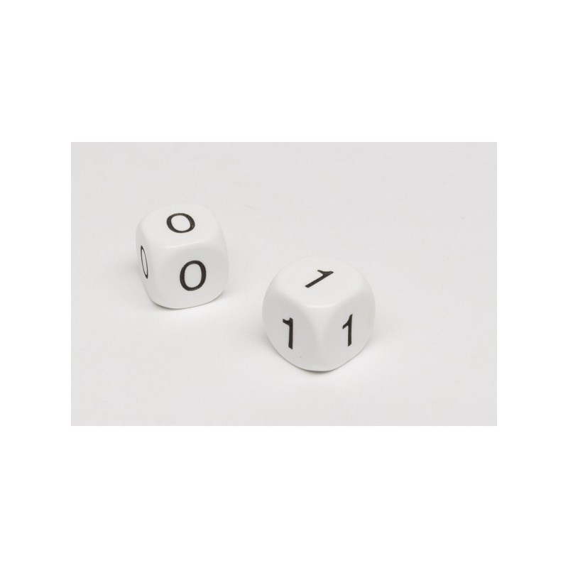 Dado a 6 facce binario - accessorio per giochi