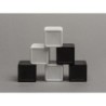 Dado scavato a 6 facce senza numeri (Bianco)