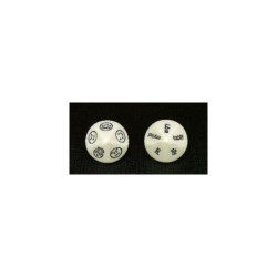 Dado a 10 facce Espressioni facciali ENG - K13731