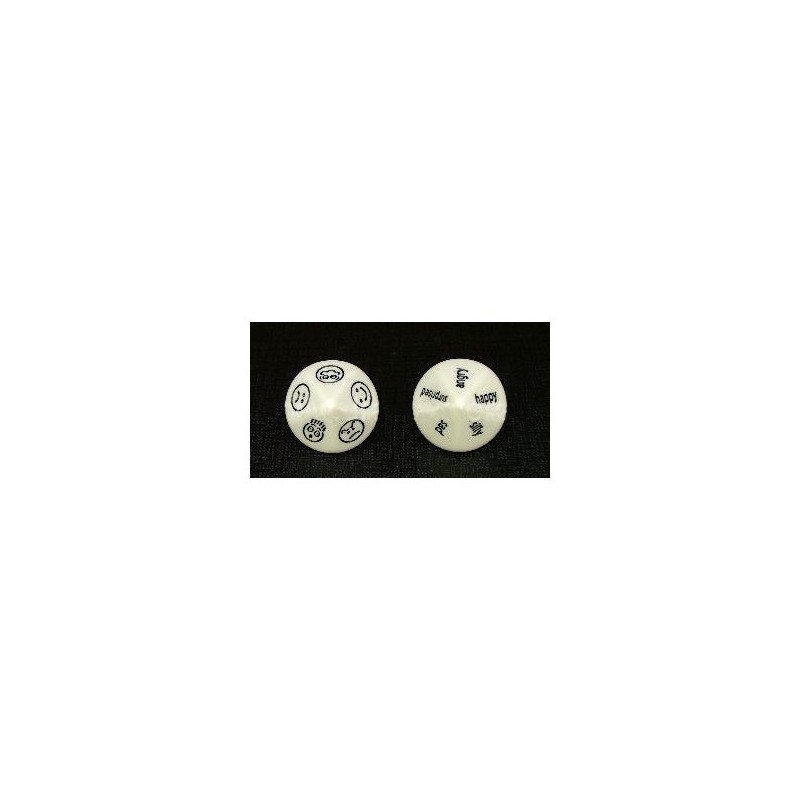 Dado a 10 facce Espressioni facciali ENG - K13731 - accessorio per giochi