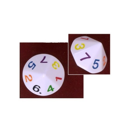 Dado a 14 facce 1-7 ripetuti (Grosso) - K17621