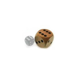 Dado a 6 facce 30mm Legno - K02173