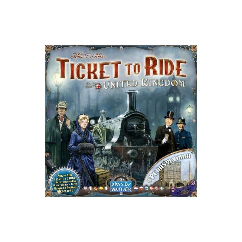 Map Collection: Volume 5 - United Kingdom & Pennsylvania: Ticket to Ride ITA - gioco da tavolo