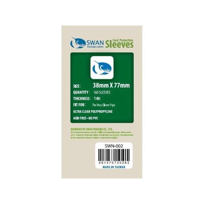 38x77 bustine protettive - Thin - pack da 160 SWN-002 - accessorio per giochi