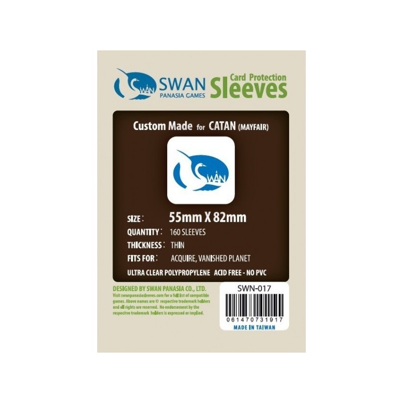 55x82 bustine protettive - Thin - pack da 160 SWN-017 - accessorio per giochi