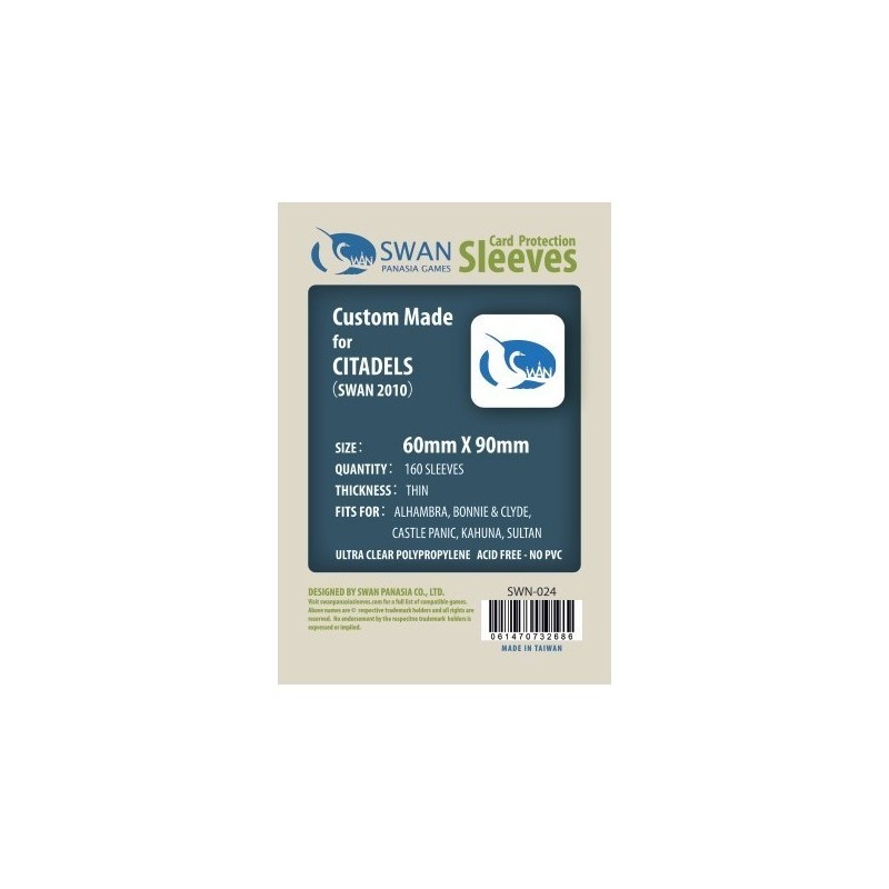 60x90 bustine protettive - Thin - pack da 160 SWN-024 - accessorio per giochi