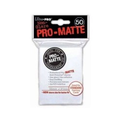 UltraPro - Bustine protettive trasparenti 66x91 - PRO MATTE Retro BIANCO (50 bustine) UPR82651