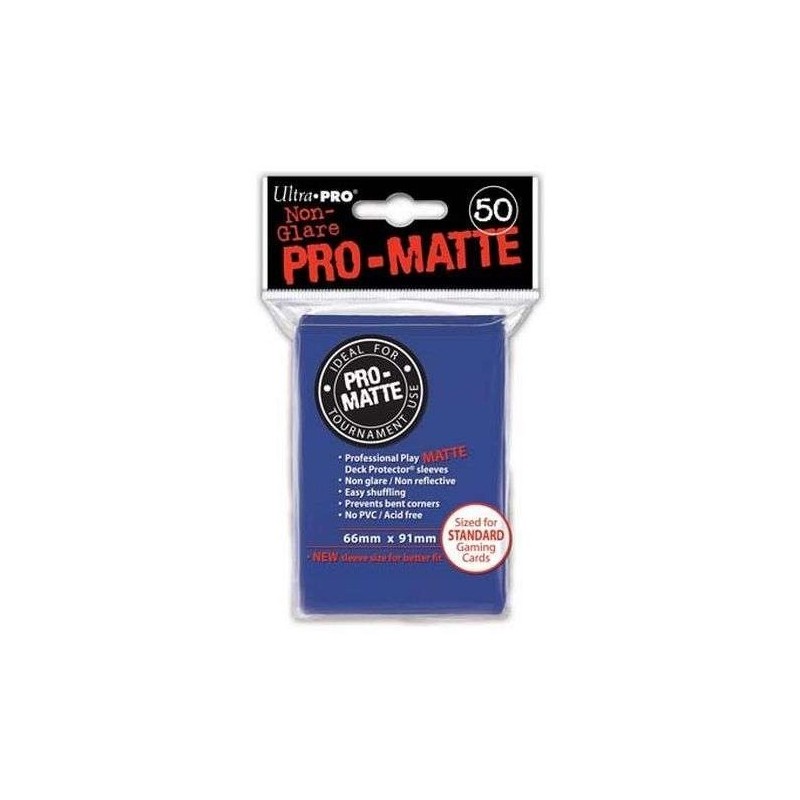 UltraPro - Bustine protettive trasparenti 66x91 - PRO MATTE Retro BLU (50 bustine) UPR82653 - accessorio per giochi