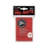 UltraPro - Bustine protettive trasparenti 66x91 - PRO MATTE Retro ROSSO (50 bustine) UPR82650