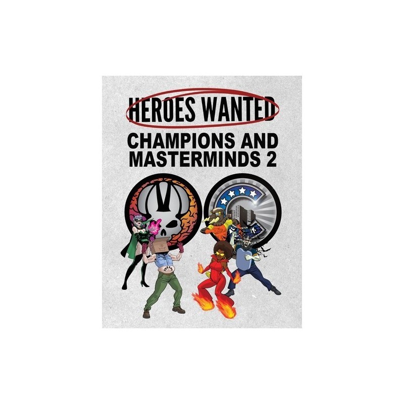 Champions and Masterminds 2: Heroes Wanted - gioco da tavolo