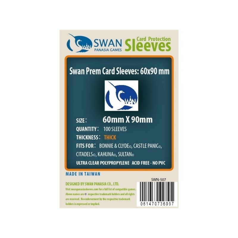 60x90 bustine protettive - Thick - pack da 100 - accessorio per giochi