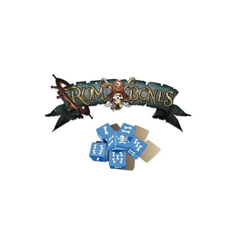 Set di Dadi La Brezza Sanguinaria: Rum & Bones - gioco da tavolo