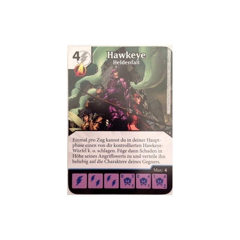 Marvel Dice Masters: Hawkeye Avenger Disassembled DEU - gioco da tavolo