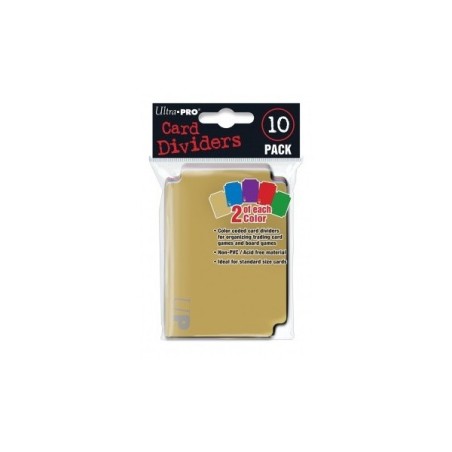 UltraPro - 10 separatori colorati (card dividers) UPR84782