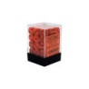 Set 36 dadi D6 12mm Opaque (nero/arancio) CHX25803