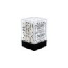 Set 36 dadi D6 12mm Opaque (nero/bianco) CHX25801