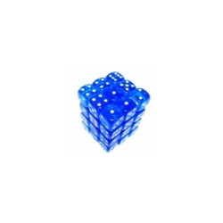 Set 36 dadi D6 12mm Translucent (blu) CHX23806