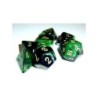 Set 7 dadi poliedrici Gemini (giallo/nero-verde) CHX26439
