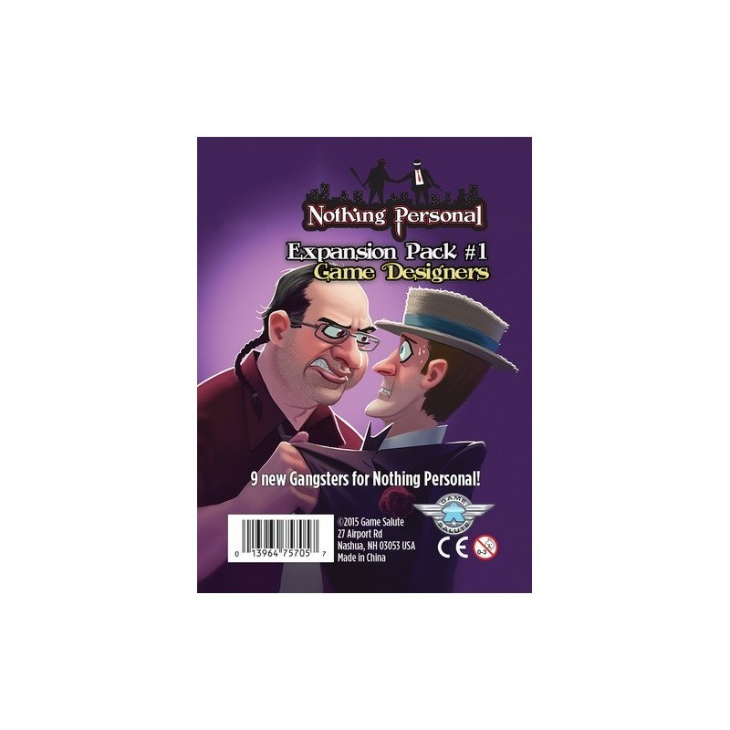 Game Designers: Nothing Personal Expansion Pack 1 - gioco da tavolo