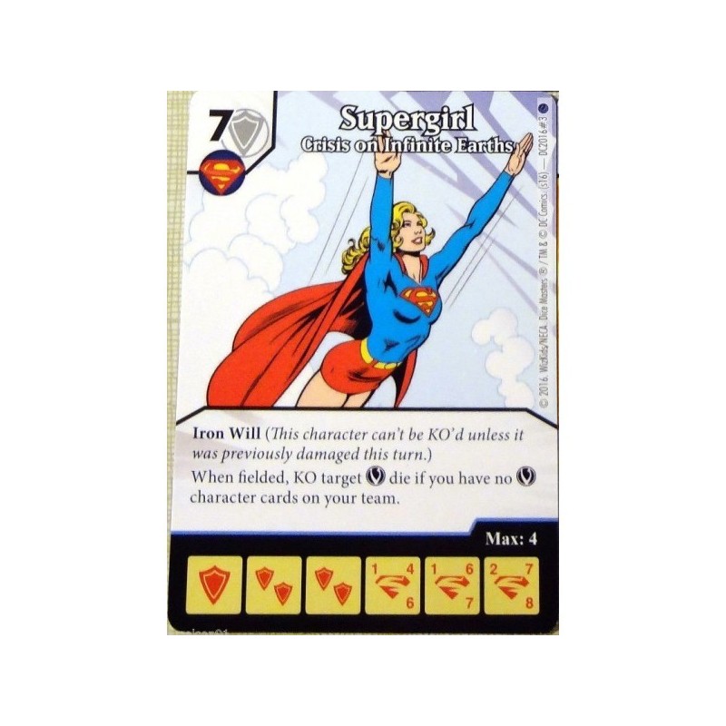 Supergirl (Infinite Earths OP): DC Comics Dice Masters - gioco da tavolo