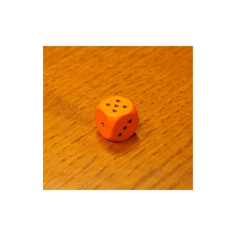 Dado 12mm Arancio - accessorio per giochi