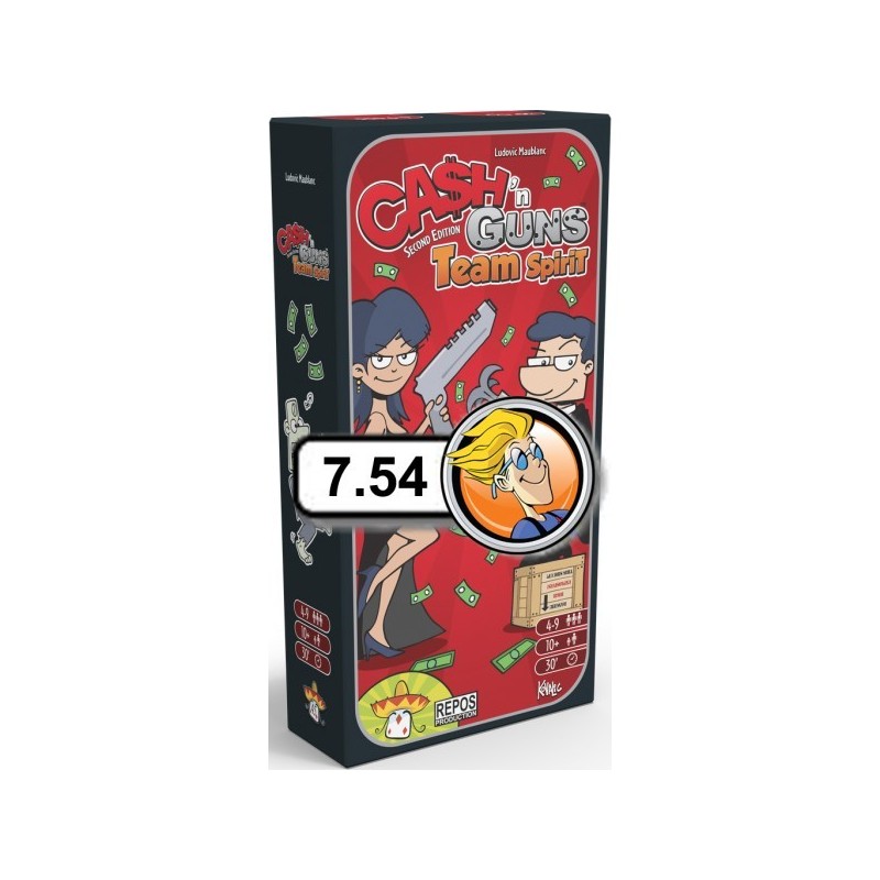 Team Spirit: Cash 'n Guns (2nd Ed.) ENG - gioco da tavolo