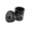 Bicchiere in cuoio lancia dadi nero: Dragon