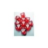 Set 10 dadi D10 Translucent (rosso) CHX23204