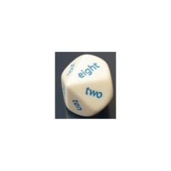 Dado d10 Numeri in lettere (inglese) - K13652