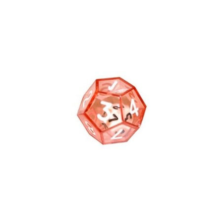 Dado d12 dentro d12 Rosso - K12600