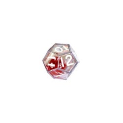 Dado d12 dentro d12 Trasparente - K12457