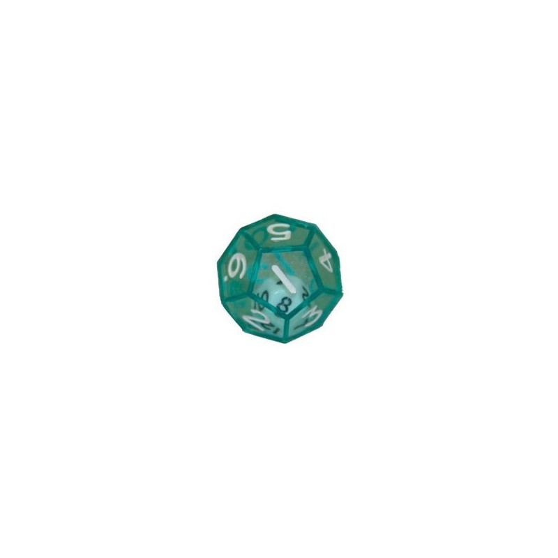 Dado d12 dentro d12 Verde - K12599 - accessorio per giochi