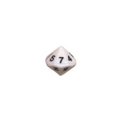 Dado d14 Numeri 1-7 ripetuti Bianco - K18061