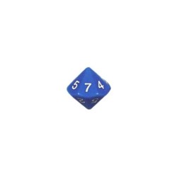 Dado d14 Numeri 1-7 ripetuti Blu - K18058