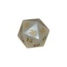 Dado d20 Segnapunti Giga Bianco Perlato - K18671