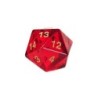 Dado d20 Segnapunti Giga Rosso Rubino - K17970