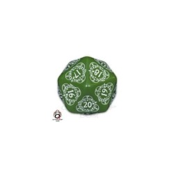 Dado d20 Segnapunti Gigante Verde - Q20LEV14
