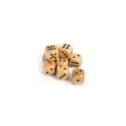 Dado d6 18mm Legno - K02064