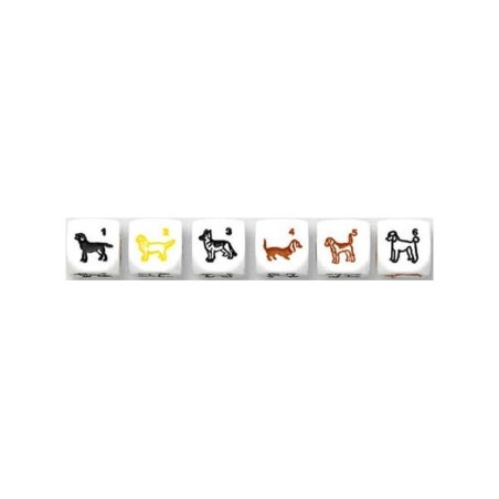 Dado d6 Animale (cani) - K17275