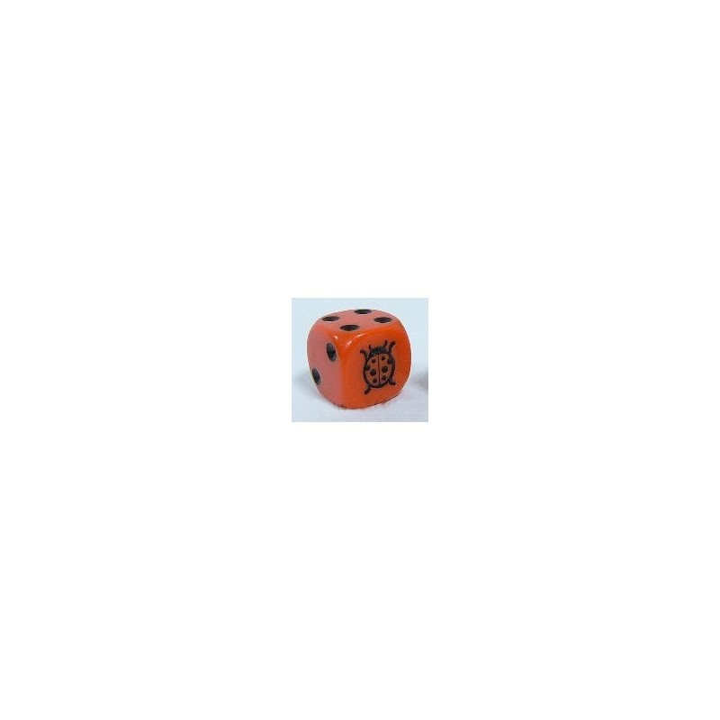 Dado d6 Animale (coccinella) - K15162 - accessorio per giochi
