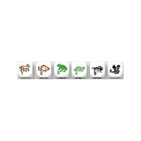 Dado d6 Animale (specie diverse) - K17273