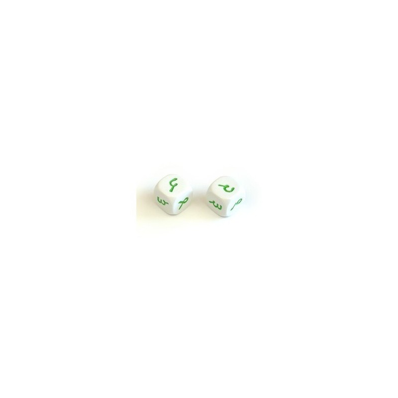 Dado d6 Big Numeri in cifre (indù) - K15226 - accessorio per giochi