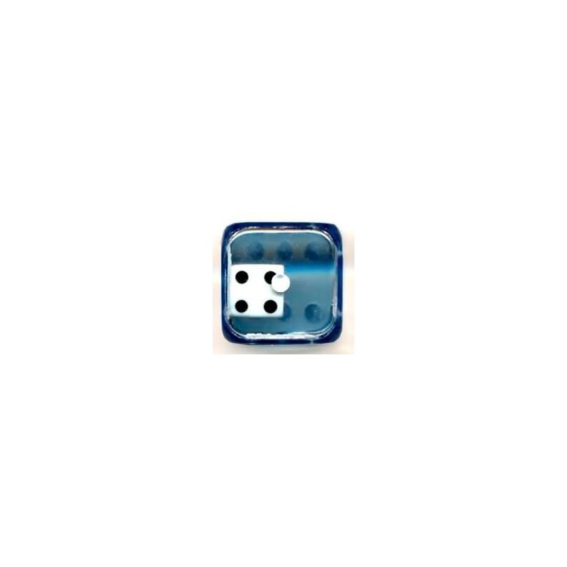 Dado d6 dentro d6 Blu - K10298 - accessorio per giochi