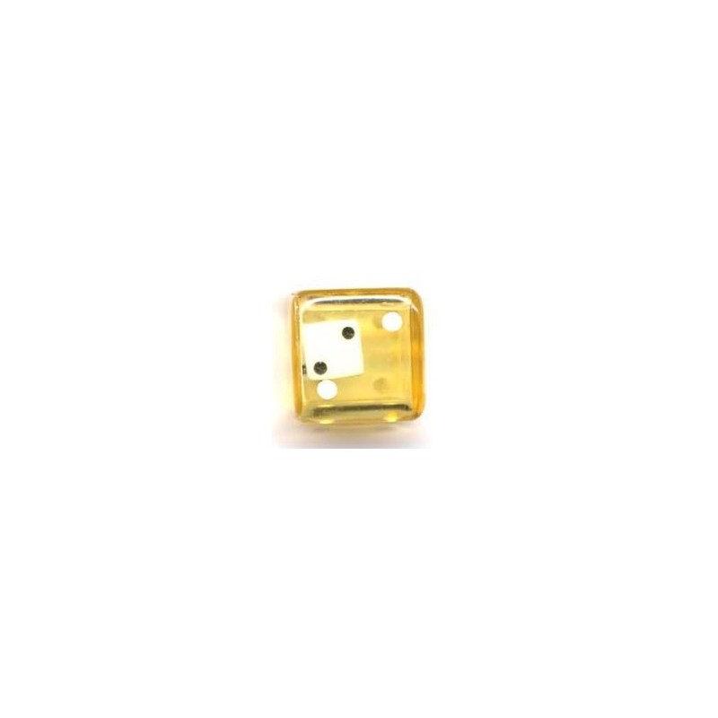 Dado d6 dentro d6 Giallo - K10303 - accessorio per giochi