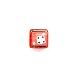Dado d6 dentro d6 Rosso - K10302