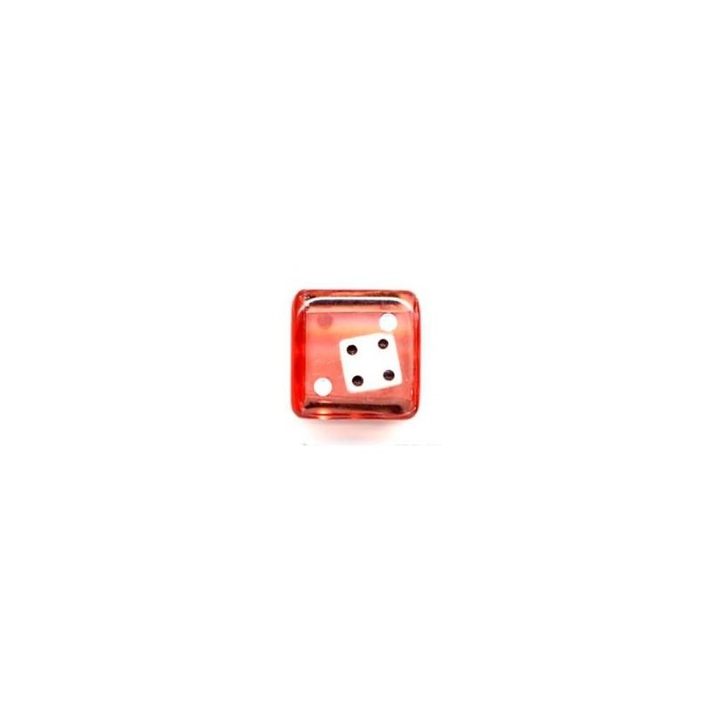 Dado d6 dentro d6 Rosso - K10302 - accessorio per giochi