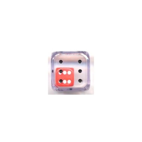 Dado d6 dentro d6 Trasparente - K10299
